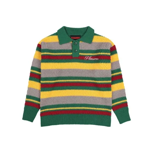 PLEASURES Зеленый Унисекс Свитеры