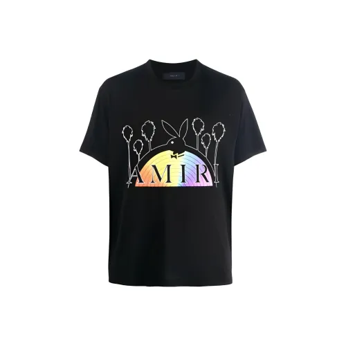 AMIRI Мужские черные футболки