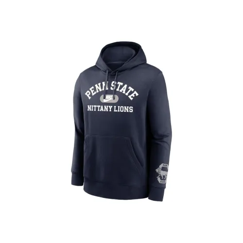 Nike Penn State Nittany Lions Legacy Club Foundational Свитшот Мужской Черный