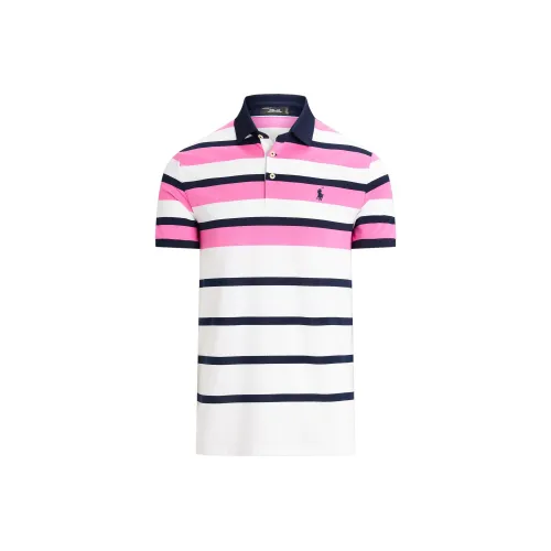 Ralph Lauren FW24 Поло Мужское Георгин Розовый