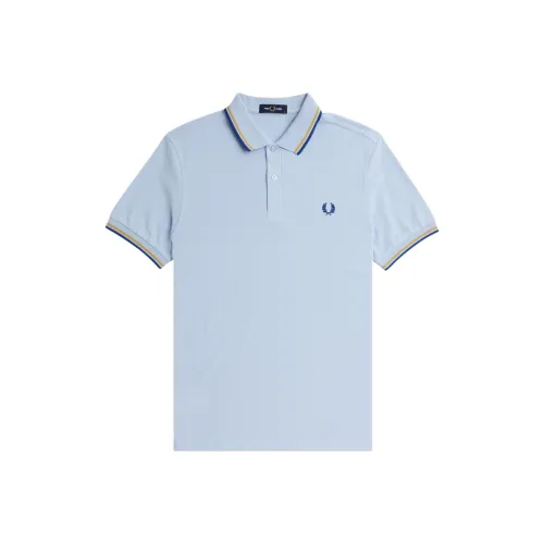 FRED PERRY Light Blue Men's Polo