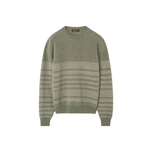 Loro Piana Зеленые Мужские Свитера