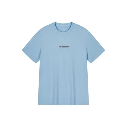 361° Бег T-Shirt Мужской Светлый Vine Синий