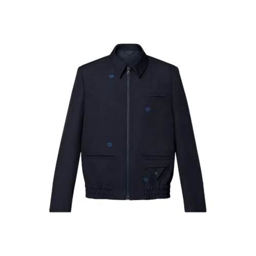 LOUIS VUITTON SS22 Куртки и Пальто Мужской Морской Синий