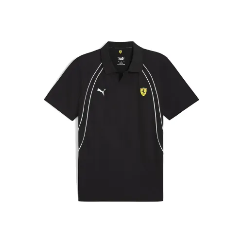 PUMA Ferrari Поло Мужское Черное