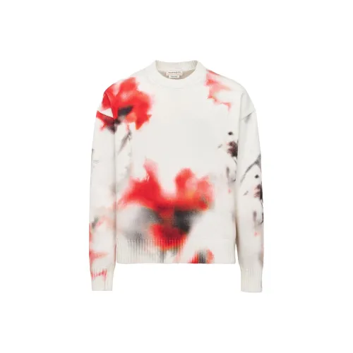 Alexander McQueen Белые Мужские Свитера