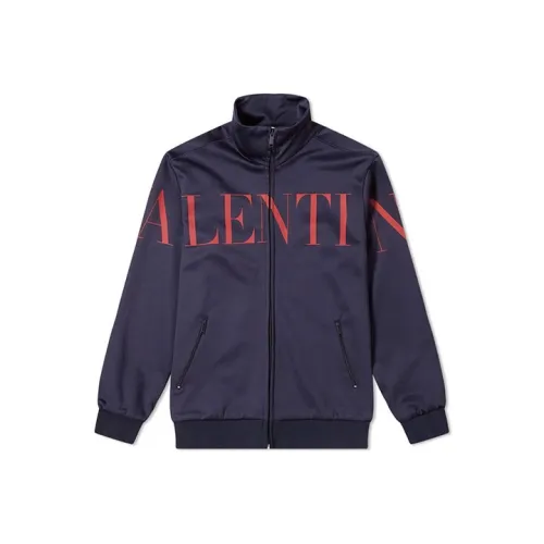 Valentino Темно-синие мужские куртки