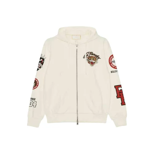 Ed Hardy Мужские Толстовки цвета Айвори