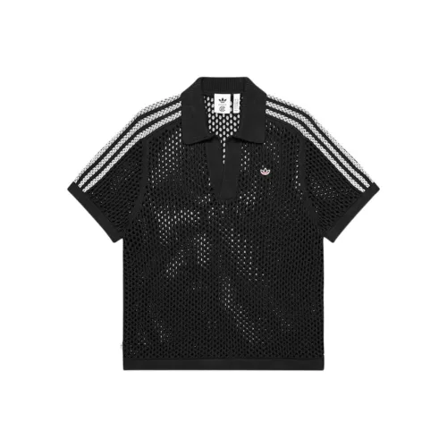 Adidas Originals X CLOT BY EDISON CHEN FW24 Поло Унисекс Черный