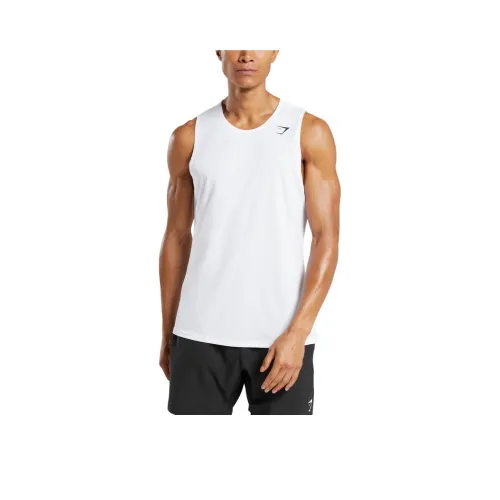 GYMSHARK Белый Мужские Майки