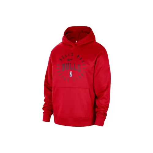 NBA x Nike Dri Fit Chicago Bulls Spotlight Толстовка Мужской Красный