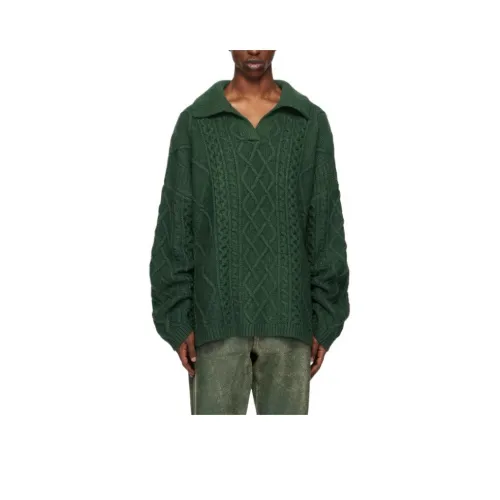 GUESS Зеленые Мужские Свитера