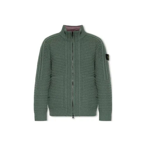 Stone Island Зеленые Мужские Свитера