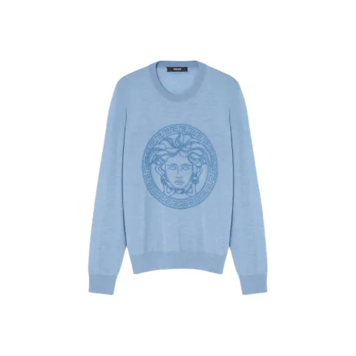 VERSACE Синий Мужской Трикотаж