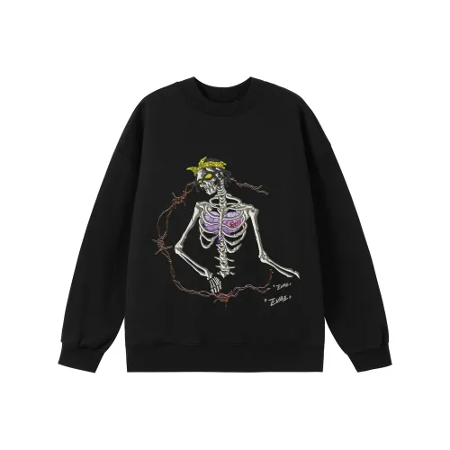 *EVAE+MOB Dreadlocks Model Skull Collection Толстовка Унисекс