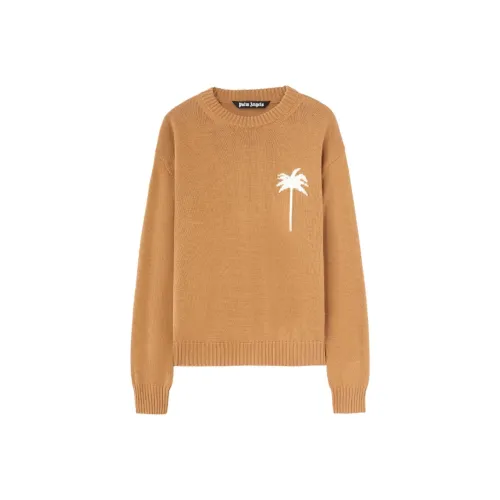 PALM ANGELS Песочный Желтый Мужские Свитера