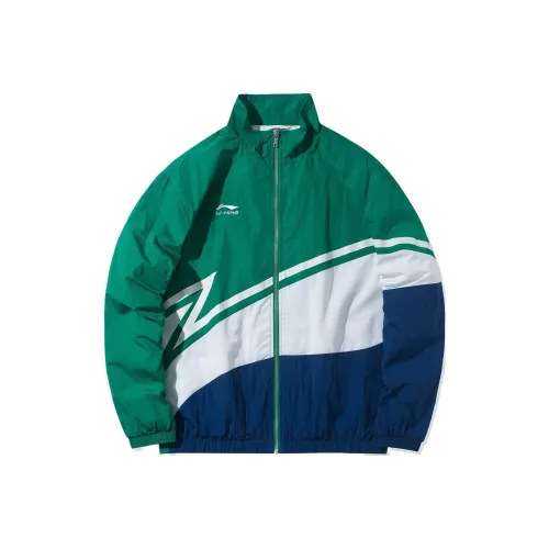 LINING Sports Fashion Collection Куртка Осенняя Унисекс Зеленая