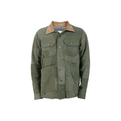 GREG LAUREN Зеленый Мужской Куртки