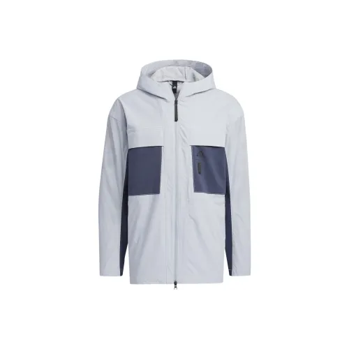 Adidas Темно-синие мужские куртки