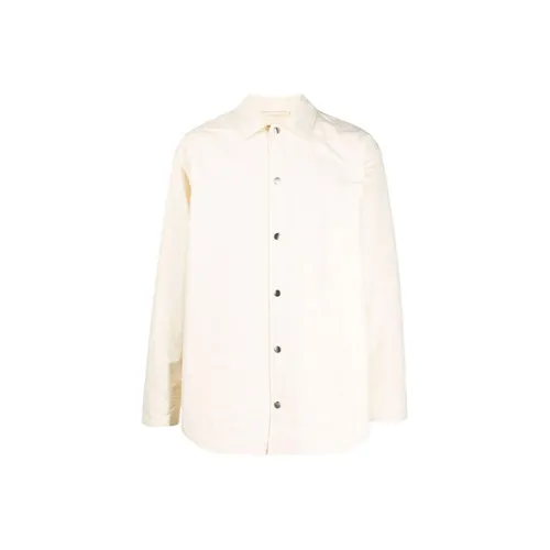 JIL SANDER Экрю Мужские Куртки