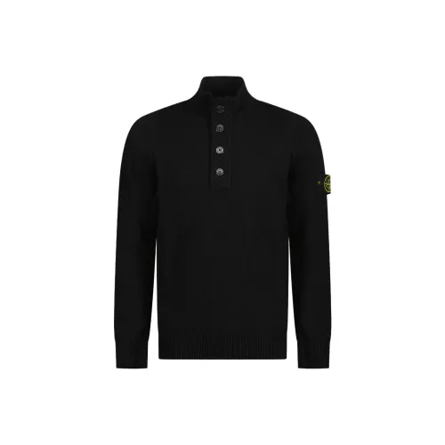 STONE ISLAND Трикотаж Мужской Черный