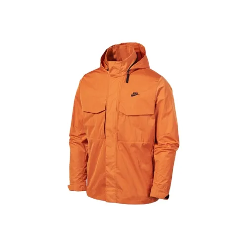 Nike Куртка Мужская Оранжевого цвета Fire