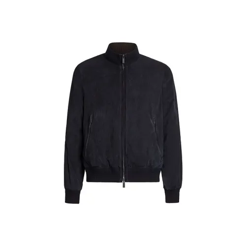 Ermenegildo Zegna Черные Мужские Куртки