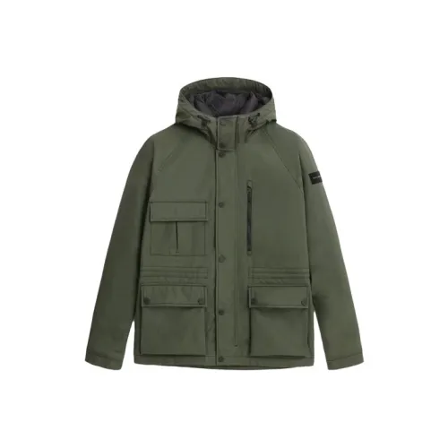 WOOLRICH Зеленый Мужской Куртки