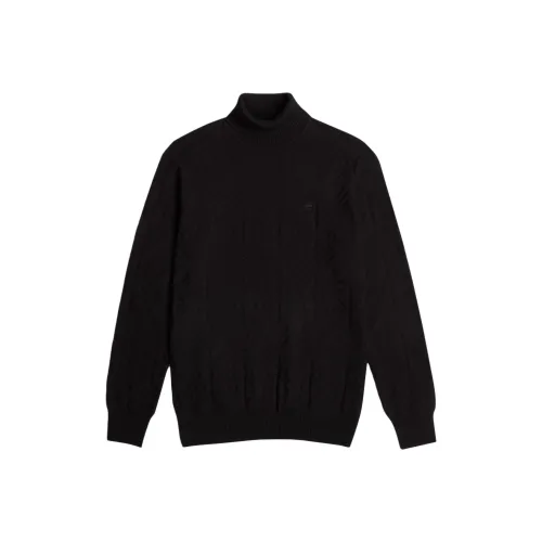 STAR RAW Темно-черные Мужские Свитера