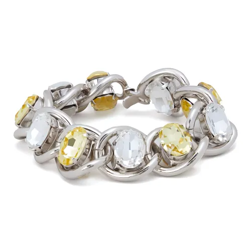 MARNI Латунь Стекло Браслеты Женские Серебристый