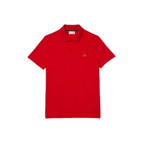 LACOSTE Мужская поло рубашка красного цвета