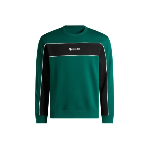 Reebok TRADITION CL TEAM Crew Толстовка Мужская Университетский Зеленый