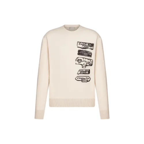 DIOR Белые Мужские Свитера