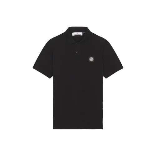 Stone Island Мужская черная поло