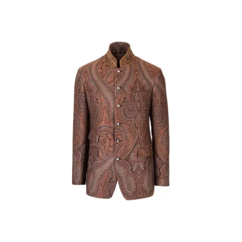 ETRO Коричневые Мужские Куртки