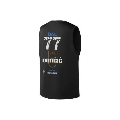 NBA Dallas Mavericks Team Dallas Mavericks/Luka Doncic/Черные Унисекс Майки