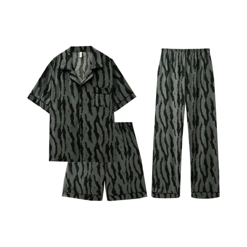 Qiao Ni Tong Пижамный комплект Мужской Mystic Shadow Цветочный