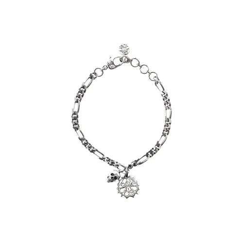 Alexander McQueen Браслеты из латанию Серебряный Мужской
