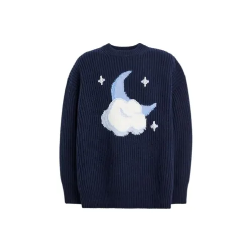 COACH Свитер Унисекс Морской Синий