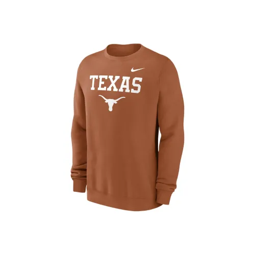 Nike College FW24 Texas Longhorns Primetime Primary STACK Толстовка Мужской Пустыня Оранжевый