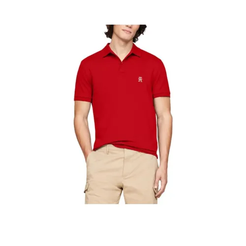 Tommy Hilfiger Polo Мужское Красное