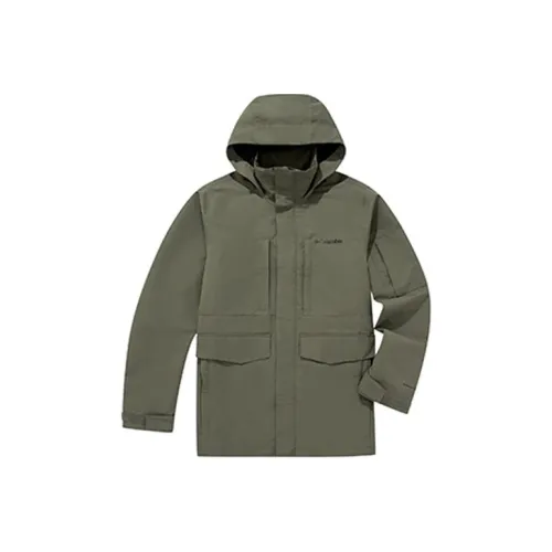Columbia Army Green Мужские Куртки