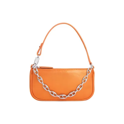 By Far Mini Rachel Сумка из коровьей кожи сумка через плечо маленькая женская цвет жженый оранжевый