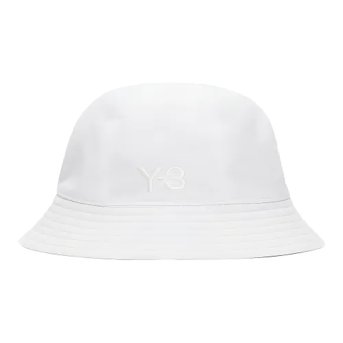Y 3 Cotton Bucket Hats Белый Унисекс