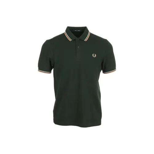 FRED PERRY Зеленая Мужская Поло