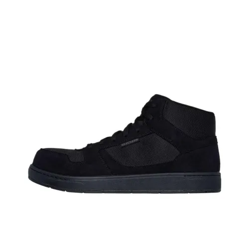 SKECHERS WORK Низкие Кроссовки для скейтбординга Мужские Черные