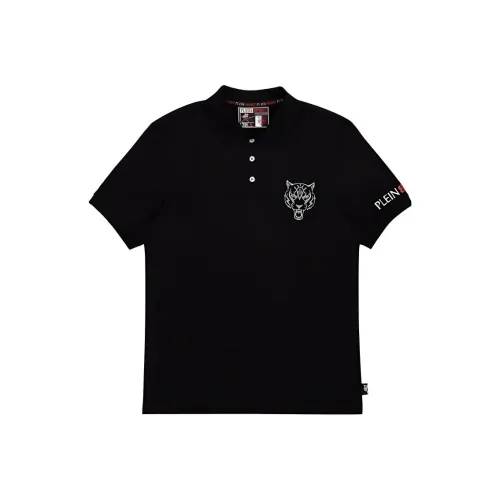 PHILIPP PLEIN Мужская черная поло рубашка