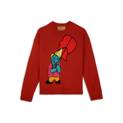 Brain Dead GNOME Свитер Унисекс Красный