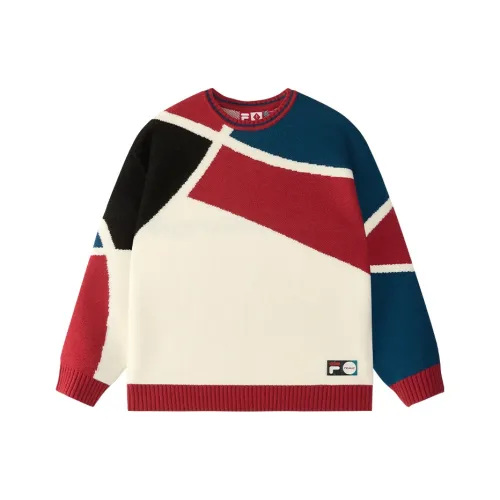 FILA FUSION Свитер Унисекс Темно-Красный