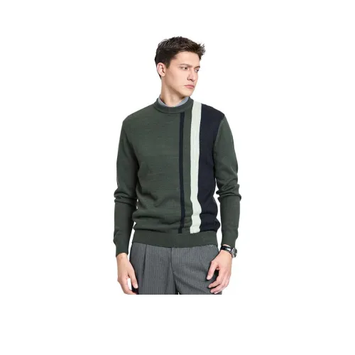 Dance with Wolves Свитер Мужской Темно-зеленый